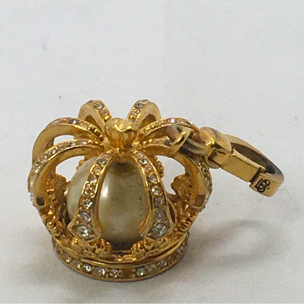 Juicy Couture, 2007, Gold Crown With Pearl Charm